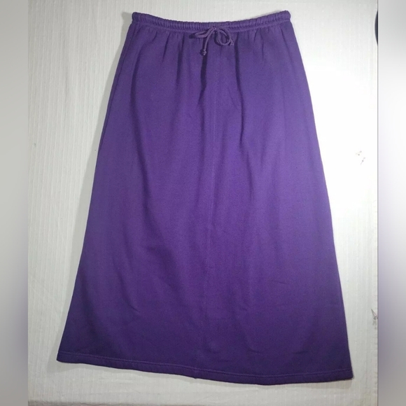 Cervelle Dresses & Skirts - Cervelle Womens Elastic Waist Maxi Skirt Purple Size 1X
